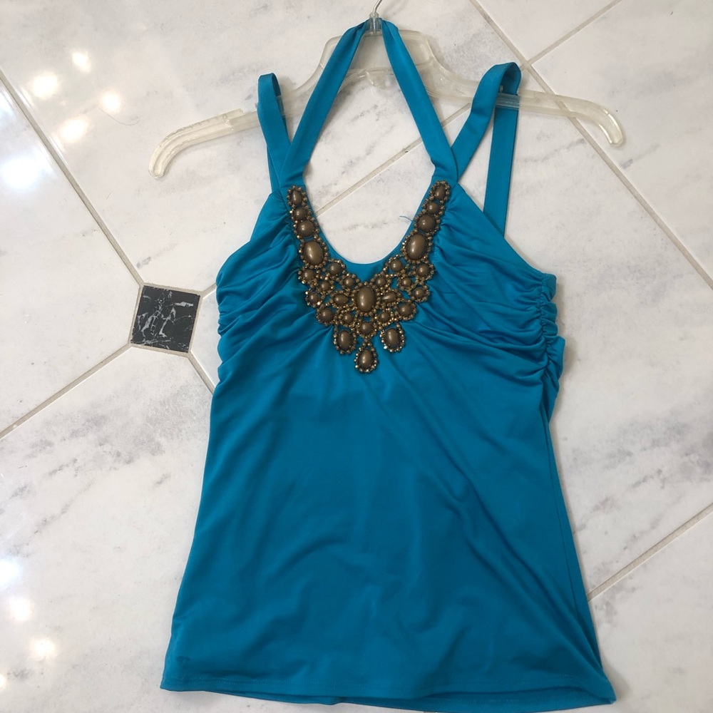 Cache green Women Top Size XS- great condition